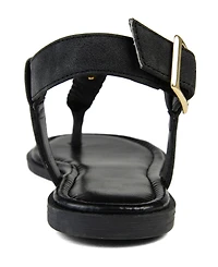 Journee Collection Women's Genevive Braided T-Strap Flat Sandals