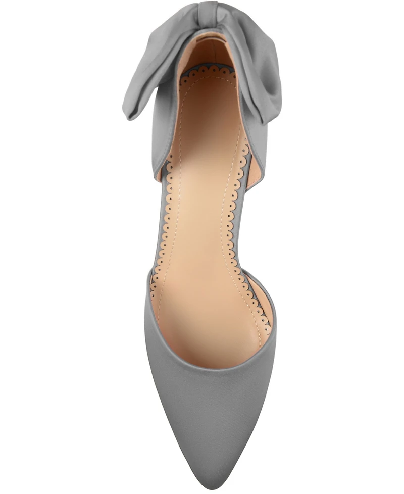 Journee Collection Women's Tanzi Bow Stilettos