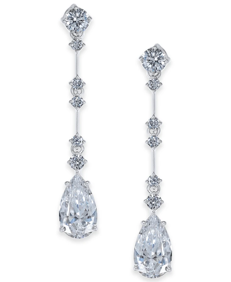 Danori Cubic Zirconia Teardrop Drop Earrings, Created for Macy's
