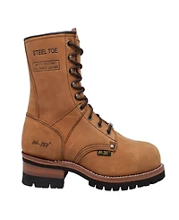 AdTec Men's 9" Steel Toe Logger Boot