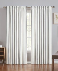 Truly Soft Millenial Stripe 2 Piece Window Curtain