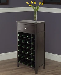 Ancona Modular Wine Cabinet with One Drawer and 24-Bottle