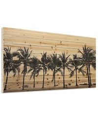 Empire Art Direct 'Solitary Beach' Arte De Legno Digital Print on Solid Wood Wall Art - 30" x 60"