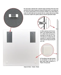 Empire Art Direct Frameless Free Floating Tempered Glass Panel Graphic Wall Art - 40" x 40''
