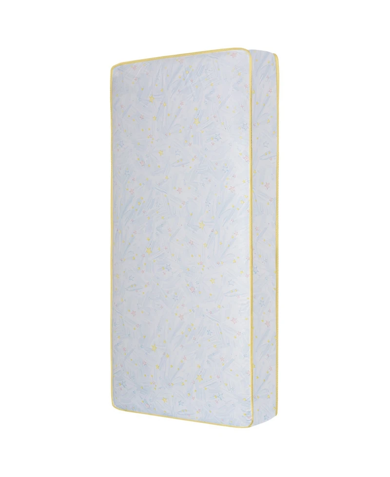Dream On Me Baby Stars Light 202 Coil 6” Crib Mattress