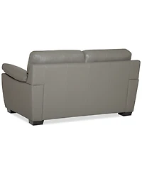 Lothan 64" Leather Loveseat, Created for Macy's