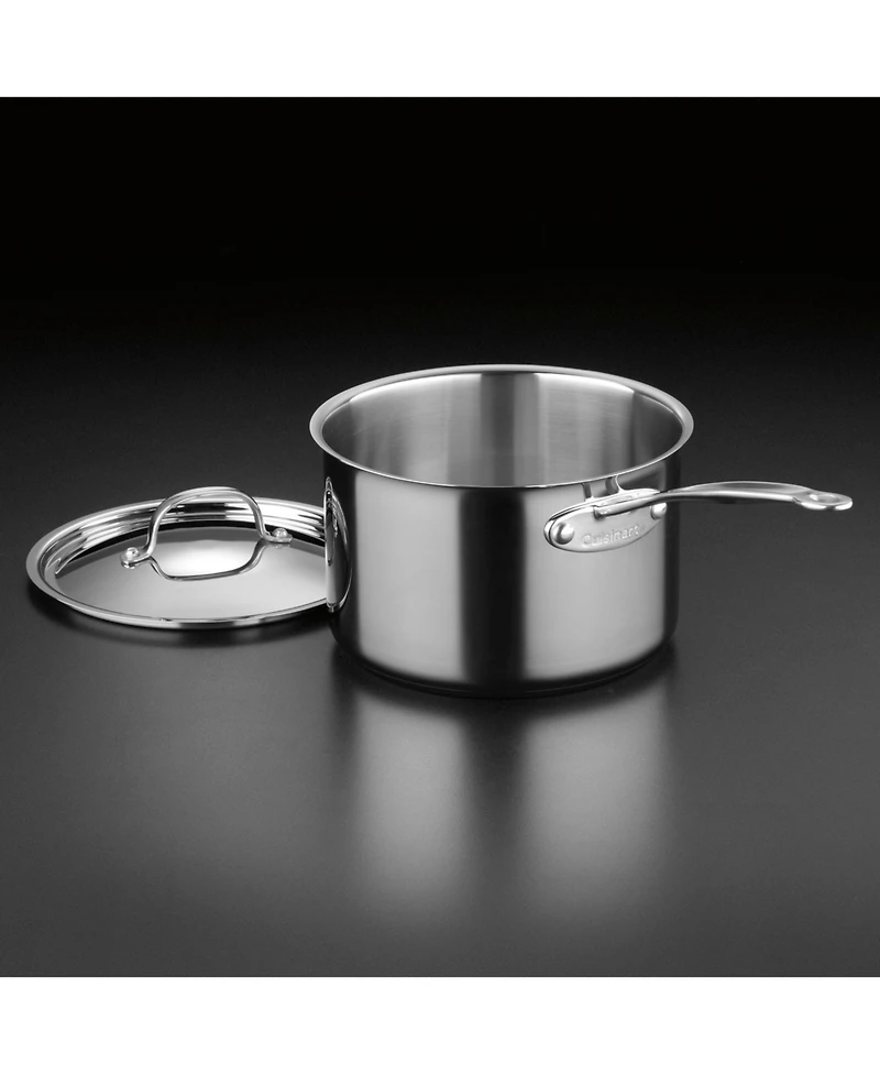 Cuisinart Chef's Classic Stainless Steel 3-Qt. Covered Saucepan
