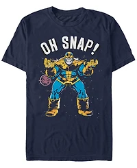 Marvel Men's Comic Collection Thanos Oh Snap Short Sleeve T-Shirt