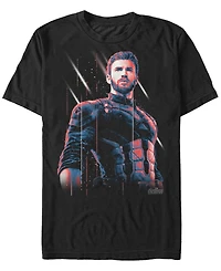 Marvel Men's Avengers Infinity War Captain America Strong Pose Short Sleeve T-Shirt