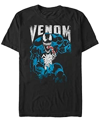 Marvel Men's Comic Collection Venom Action Stance Short Sleeve T-Shirt