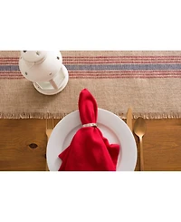 Design Imports Burlap Table Runner 14" x 72"