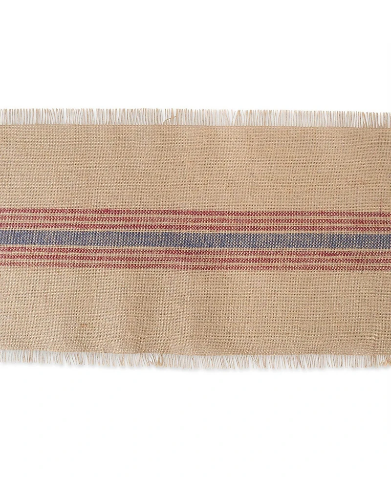 Design Imports Burlap Table Runner 14" x 72"