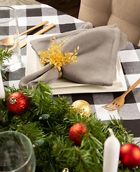 Design Imports Buffalo Check Table Topper 40" x