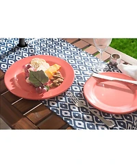 Design Imports Outdoor Table Runner with Zipper 14" x 108"