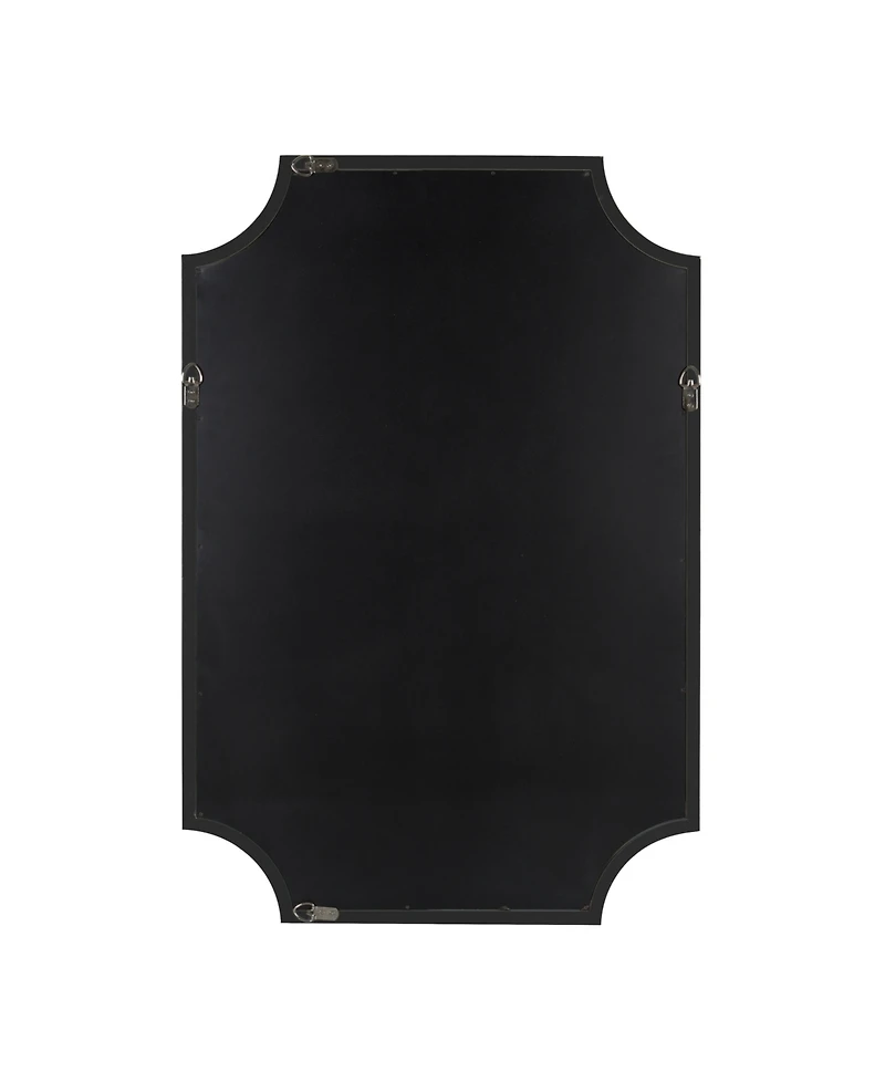 Kate and Laurel Hogan Framed Scallop Wall Mirror - 24" x 36"