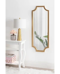 Kate and Laurel Hogan Framed Scallop Full Length Wall Mirror - 18" x 48"