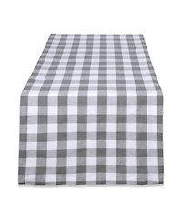 Design Imports Checkers Table Runner 14" x 72"