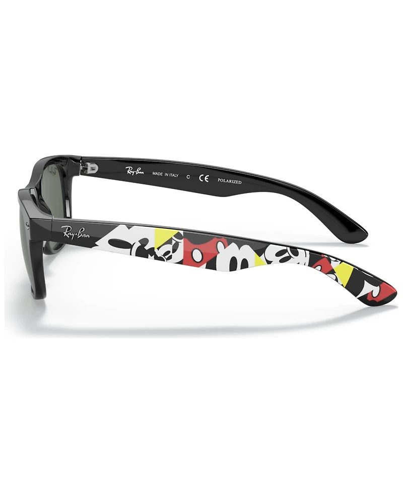 Ray-Ban Disney Unisex Polarized Sunglasses, RB2132 New Wayfarer