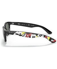 Ray-Ban Disney Unisex Polarized Sunglasses, RB2132 New Wayfarer