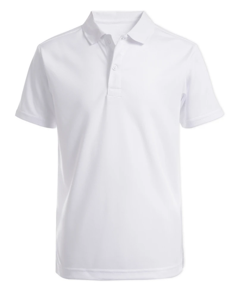 Nautica Big Boys Uniform Quick Dry Short Sleeve Performance Stretch Polo