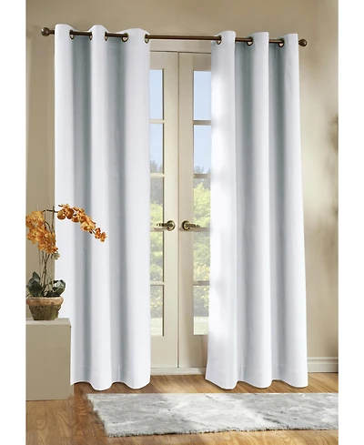 Thermalogic Commonwealth Weather Cotton Fabric Grommet Top Panel Pair