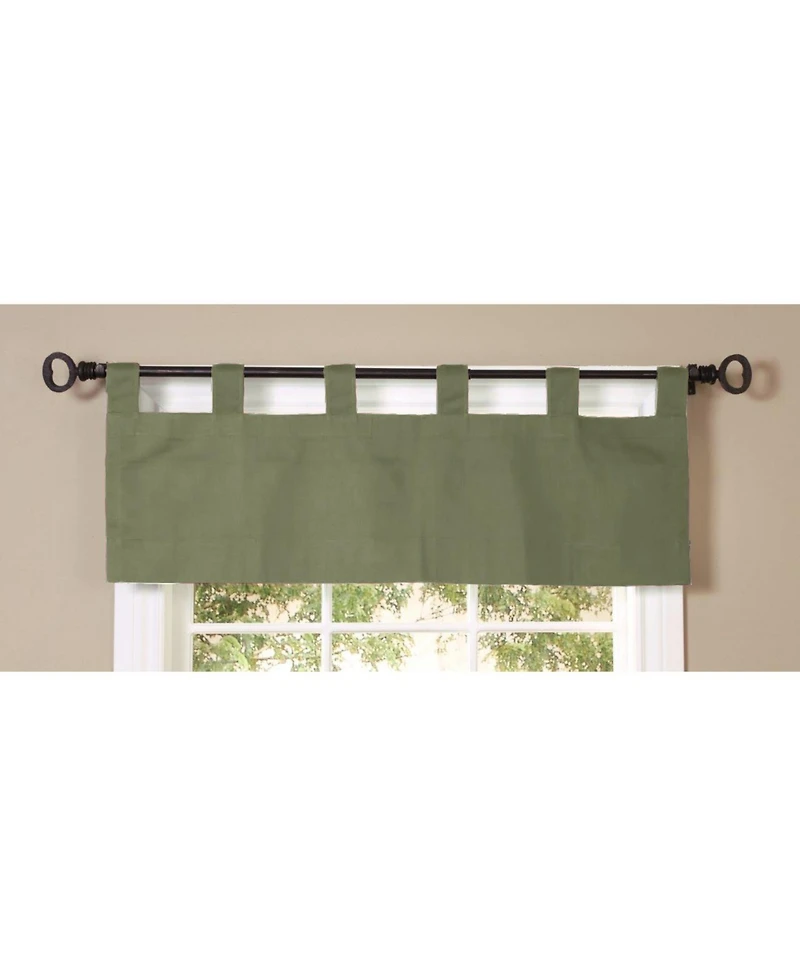 ThermalogicT Commonwealth Thermalogic Weather Insulated Cotton Fabric Tab Valance - 40x15 inch