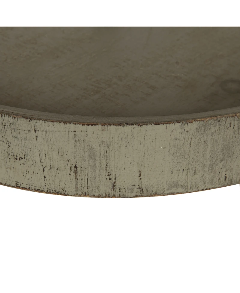 Kate and Laurel Woodmont 3 Tiered Wood Tray, Tier
