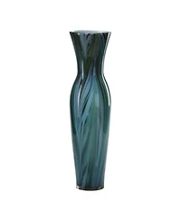 Cyan Design Feather Vase Blue Collection