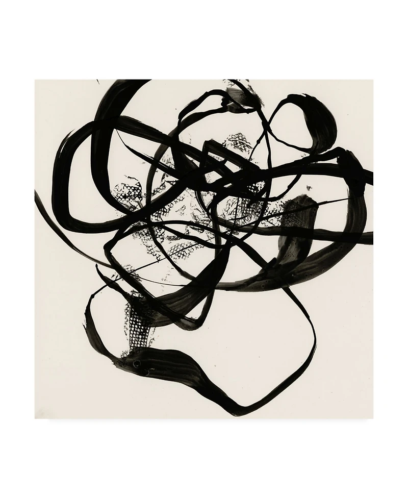 Jennifer Goldberger Sumi E Abstract I Canvas Art - 19.5" x 26"