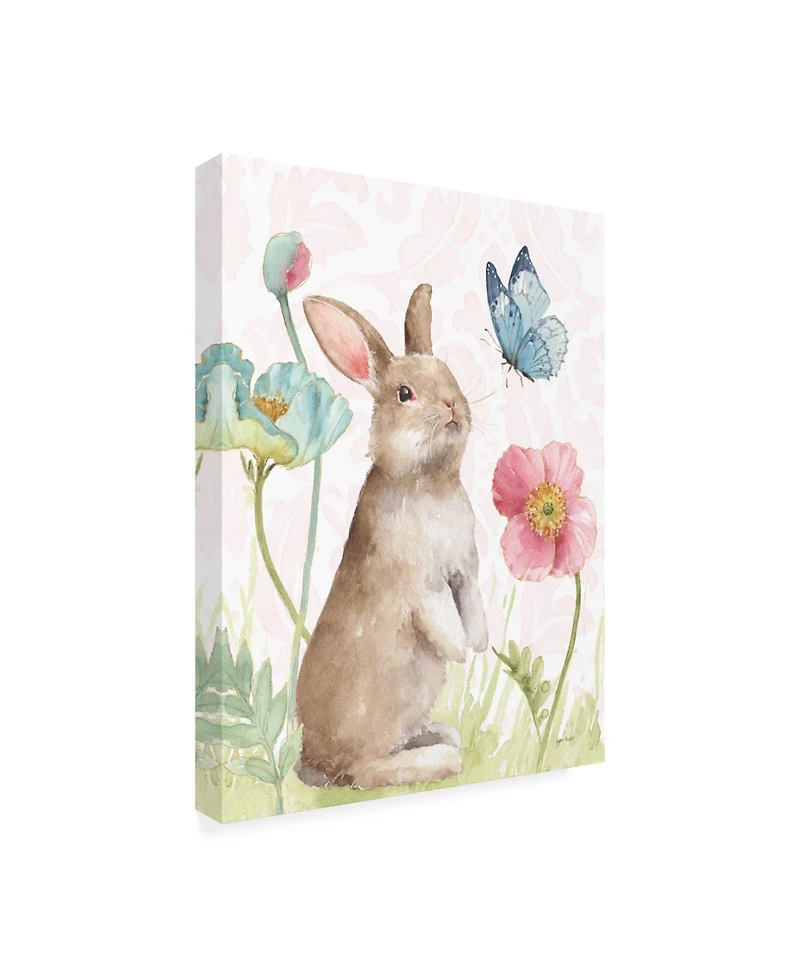 Lisa Audit Spring Softies Bunnies Ii Pink Canvas Art - 19.5" x 26"