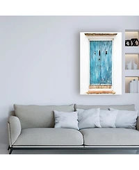Philippe Hugonnard Made in Spain Old Blue Door Canvas Art - 27" x 33.5"