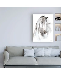 Ethan Harper Watercolor Equine Study I Canvas Art - 36.5" x 48"