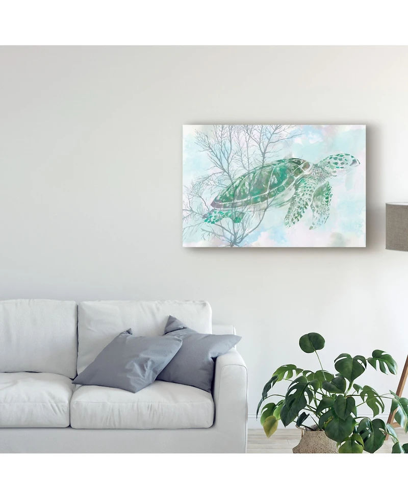 Studio W Watercolor Sea Turtle I Canvas Art - 15" x 20"
