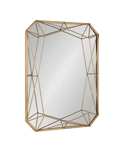 Closeout! Kate and Laurel Keyleigh Rectangle Metal Accent Wall Mirror - 22" x 28"