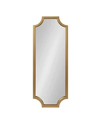Kate and Laurel Hogan Framed Scallop Full Length Wall Mirror - 18" x 48"