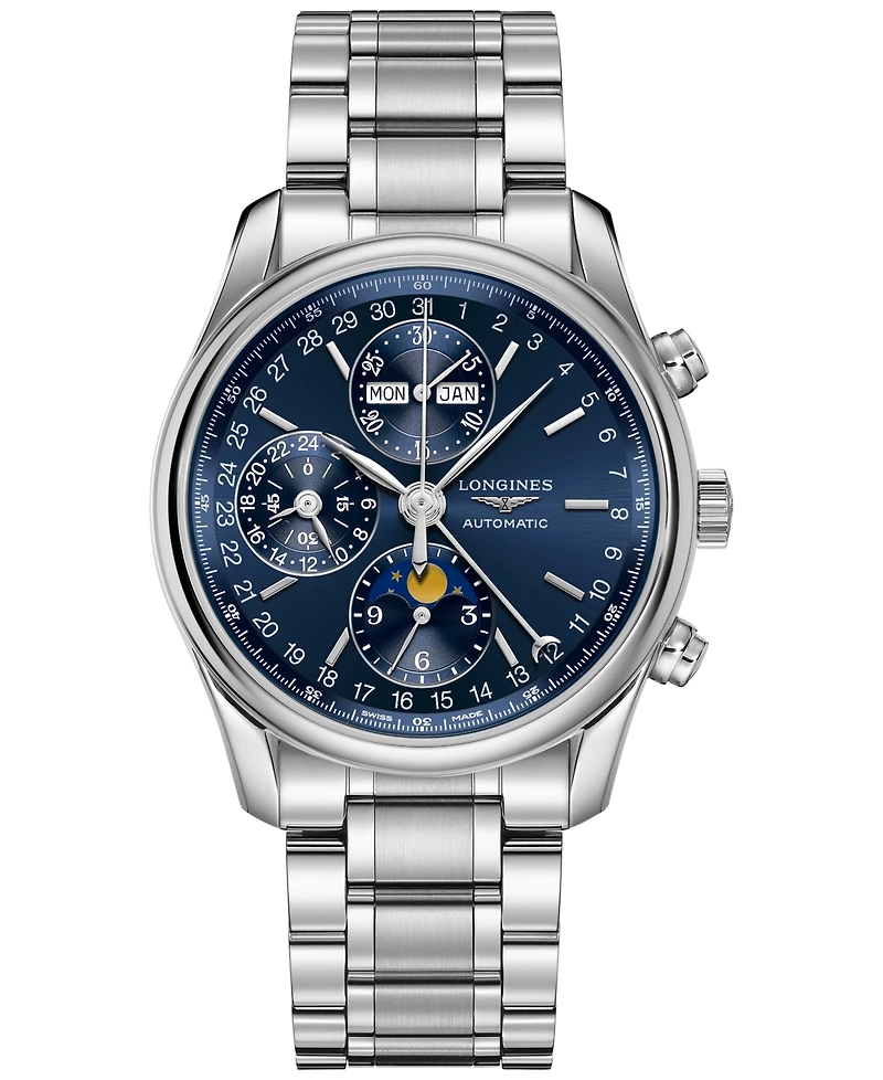 Longines Men's Swiss Automatic Master Stainless Steel Bracelet Watch 40mm