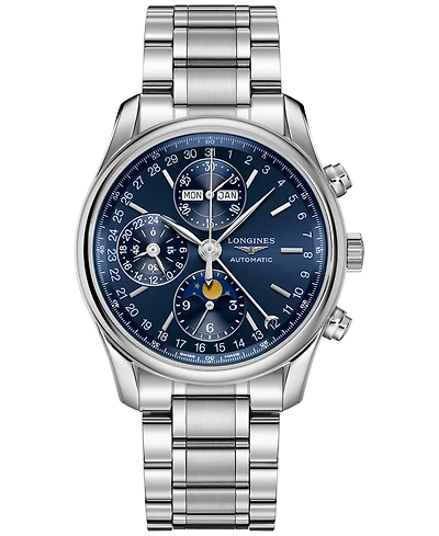 Longines Men's Swiss Automatic Master Stainless Steel Bracelet Watch 40mm