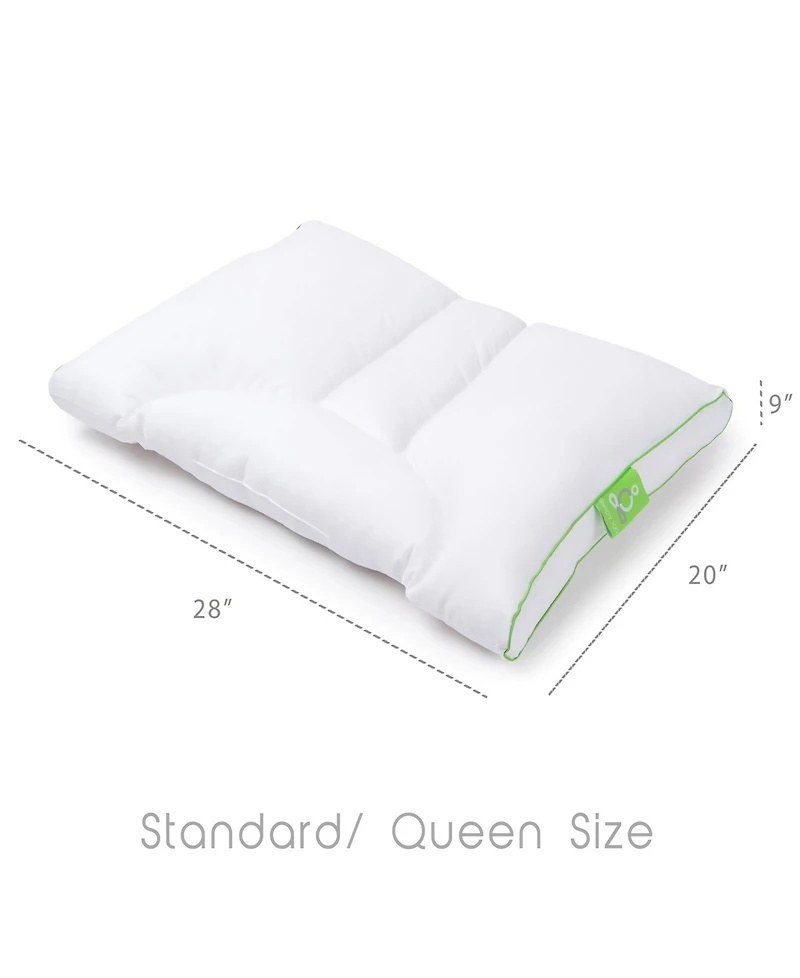 Rio Home Fashions Sleep Yoga Dual Sleep Neck Pillow