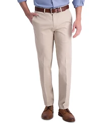 Haggar Men's Iron Free Premium Khaki Straight-Fit Flat-Front Pant