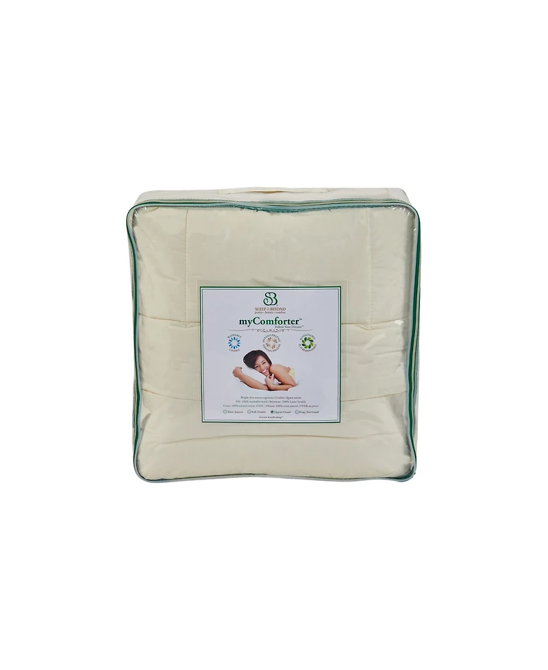Sleep & Beyond Mycomforter Washable Wool Comforter