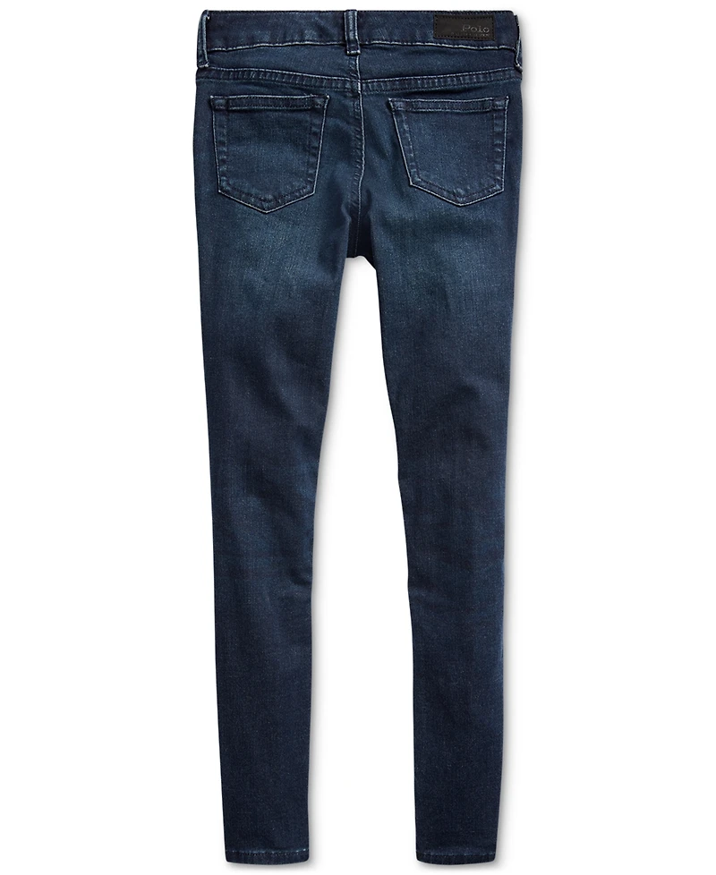 Polo Ralph Lauren Big Girls Aubrie Five-Pocket Denim Leggings