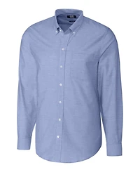Cutter & Buck Men's Stretch Oxford Long Sleeve Dress Shirt