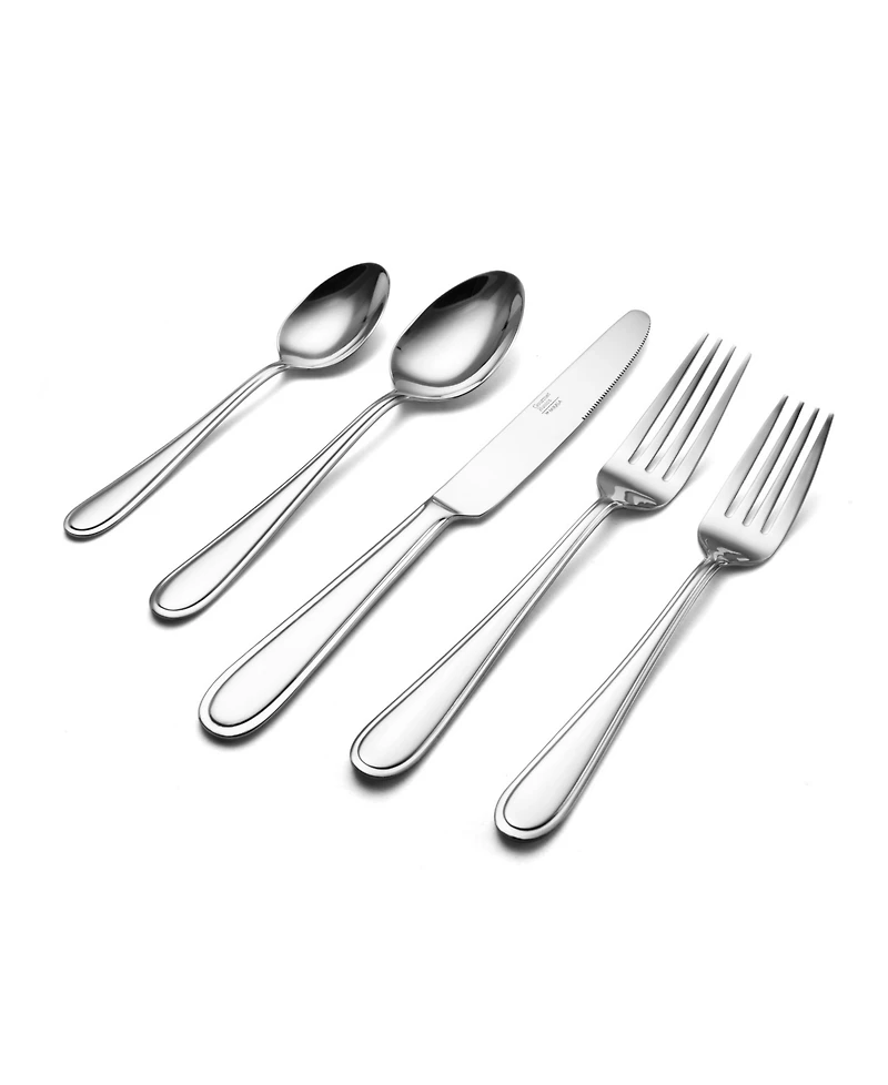 Gourmet Basics by Mikasa Westfield 20-Piece Flatware Set, Service for 4