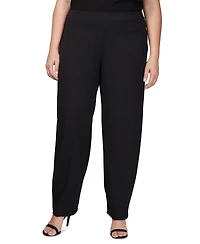 Alex Evenings Plus Slim-Leg Crepe Pants