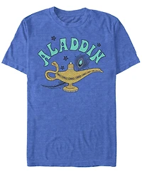 Disney Men's Aladdin Live Action Ornate Lamp Sketch Short Sleeve T-Shirt