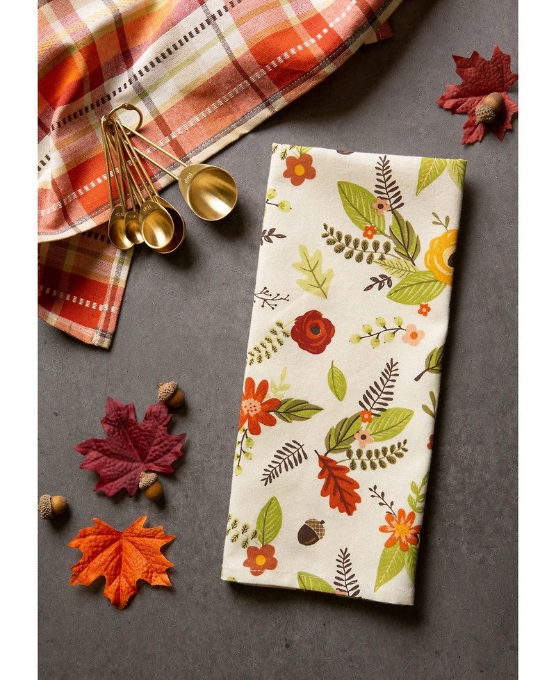 Design Imports Assorted Fall in Love Dishtowel Set