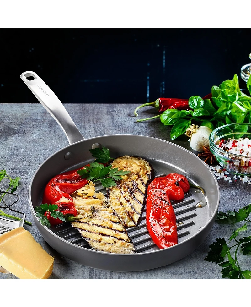GreenPan Chatham Ceramic Nonstick 11" Round Grill Pan