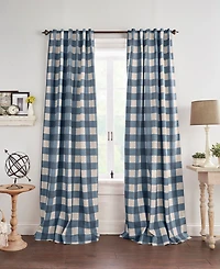 Elrene Home Fashions Grainger Buffalo Check Blackout Window Curtain