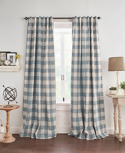 Elrene Home Fashions Grainger Buffalo Check Blackout Window Curtain