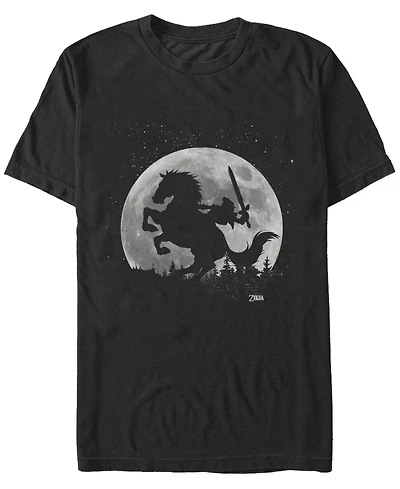 Nintendo Men's Legend of Zelda Night Rider Short Sleeve T-Shirt